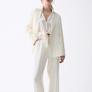 NWT Dèluc Caleira Ecru Blazer